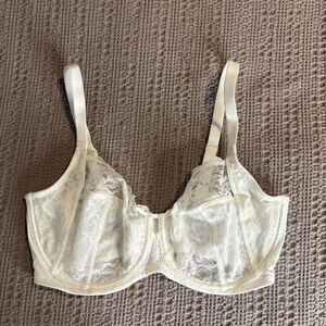 Women's Natori White Lace Underwire Bra 34DD